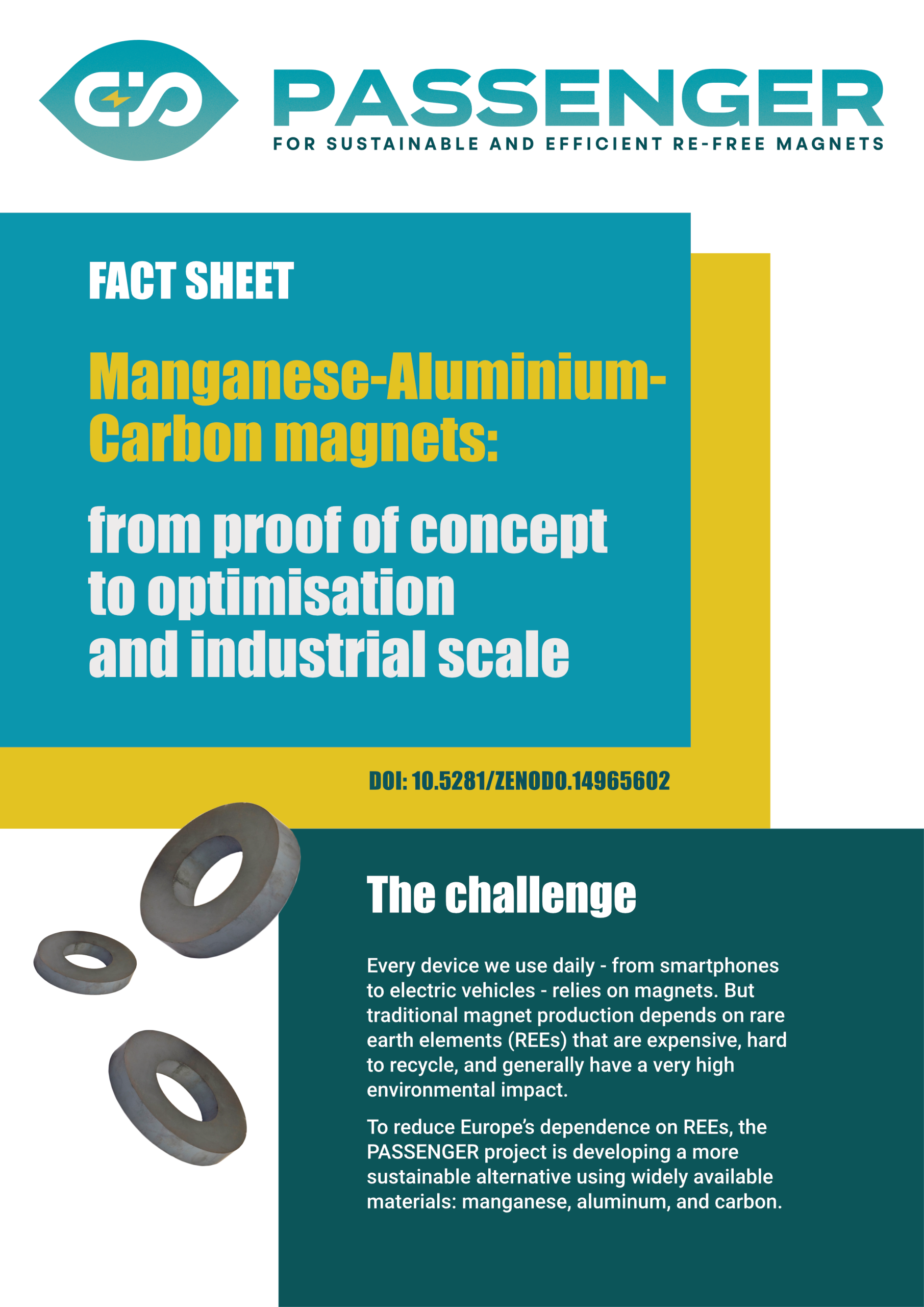 PASSENGER_Safe_Sustainable_Magnet_Production